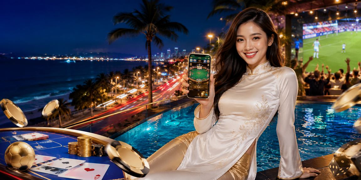 Người chơi Baccarat trong trang phục áo dài truyền thống tại Phan Thiết