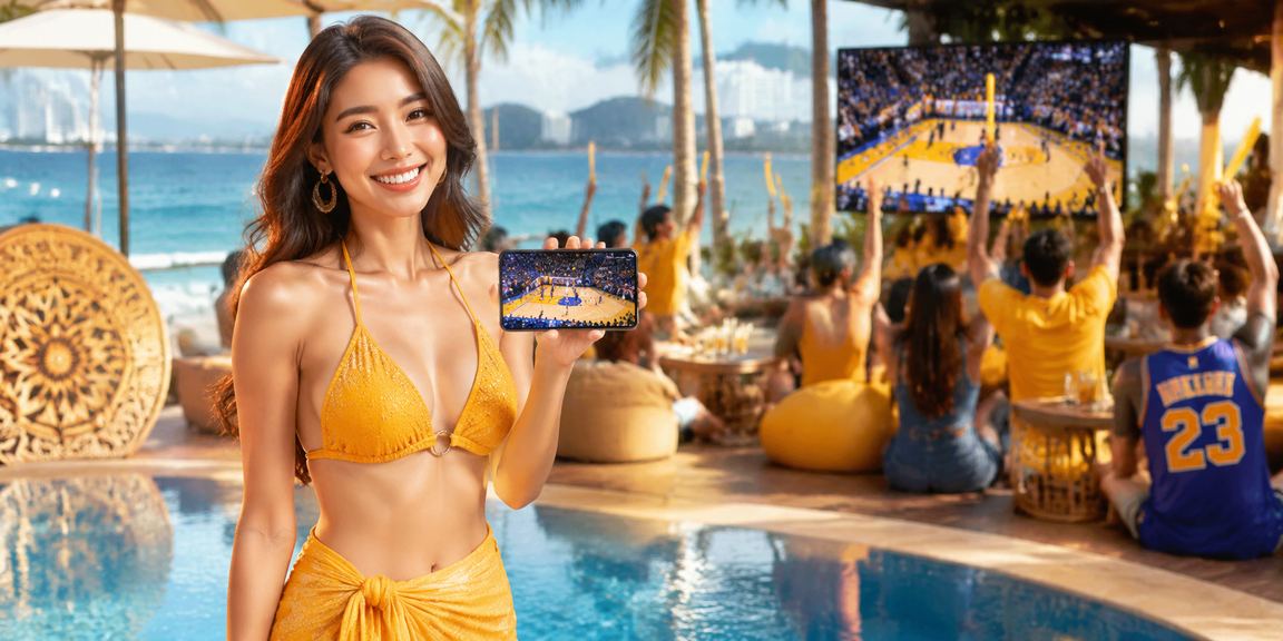 Người dùng xem cá cược bóng rổ trong quán cà phê tại Vũng Tàu